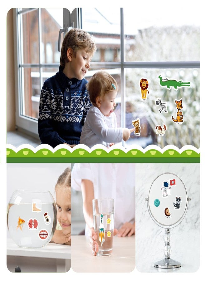 Patpat ملصقات باتبات® للأطفال، 3 عبوات من كتاب ملصقات كرتونية، ملصقات كرتونية يمكنك صنعها بنفسك لأنشطة الحفلات والحرف اليدوية، لعبة تعليمية للأولاد والبنات، كتاب هادئ، ملصقات مونتيسوري للأطفال الصغار - Image 5